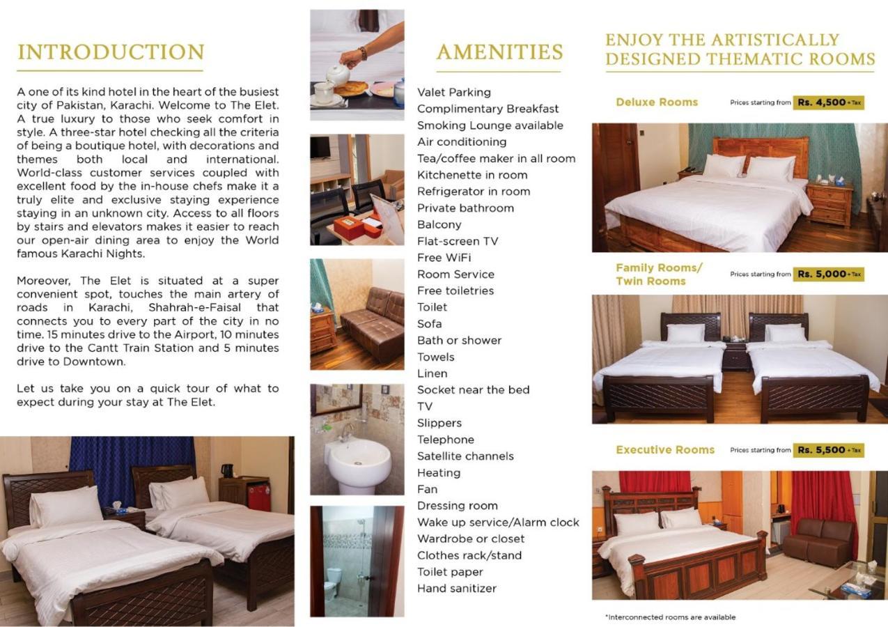 Elet Business Hotel كراتشي المظهر الخارجي الصورة